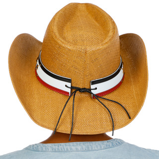 Thumbnail 2: MADD HATTER Americana Star Band Cowboy Hat 