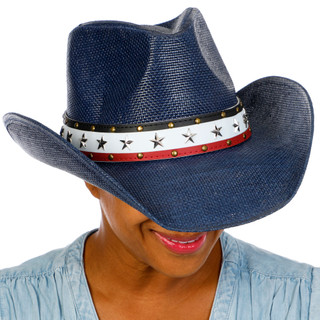 Thumbnail 1: MADD HATTER Cowboy Hat With Star Band 