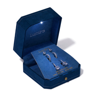 Thumbnail 2: Lumira 3 Pk Fine Silver Plated Earrings 