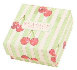 Thumbnail 2: Seaside Social Club 2 Pc Gold Tone Heart Charm Bracelet  