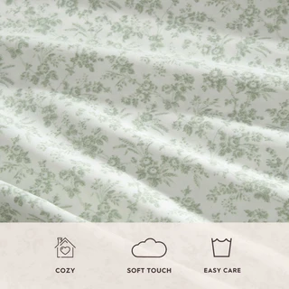 Thumbnail 26: Laura Ashley Laura Ashley Floral Toile Cotton Sheet Set 