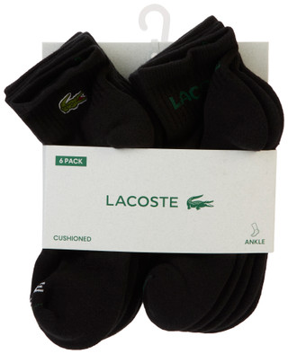 Thumbnail 1: Lacoste Boys 6 Pk Cushioned Ankle Socks Set 
