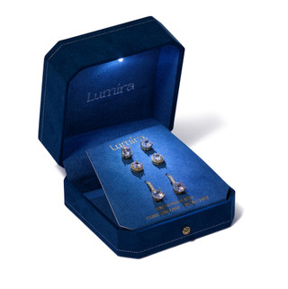 Thumbnail 3: Lumira 3 Pk Fine Silver Plated Earrings 