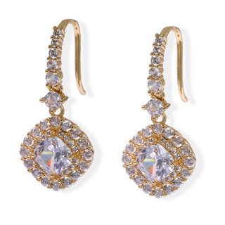 Thumbnail 1: Lumira Fine Silver Plated Round Drop Earrings 