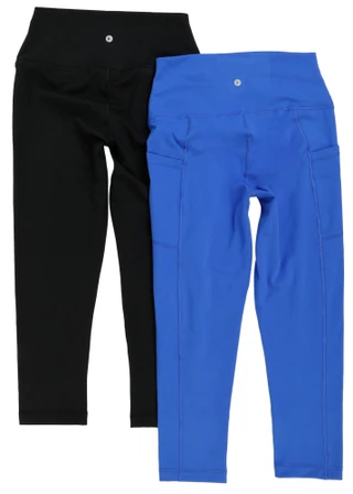 Thumbnail 2: 90 Degree Women's 2 Pk Active Capris 