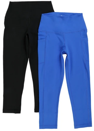 Thumbnail 1: 90 Degree Women's 2 Pk Active Capris 