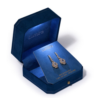 Thumbnail 3: Lumira Fine Silver Plated Pear Drop Earrings 