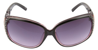 Thumbnail 2: Southpole Women's Butterfly Frame Rhinestone Sunglasses 