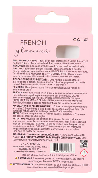 Thumbnail 2: CALA 24 Pc Medium French Glamour Nails 