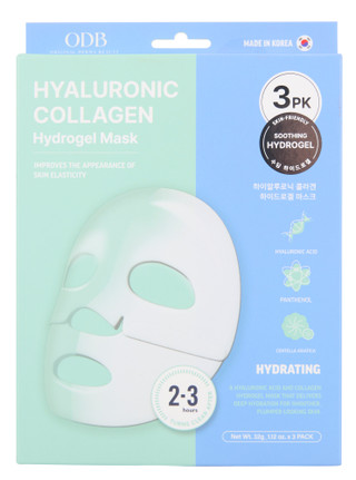 Thumbnail 1: Original Derma Beauty 3 Pk Hyaluronic Collagen Hydrogel Mask 
