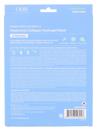 Thumbnail 2: Original Derma Beauty 3 Pk Hyaluronic Collagen Hydrogel Mask 