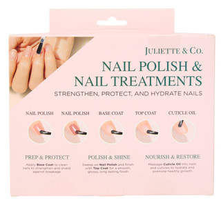 Thumbnail 2: Juliette & Co.  5 Pc Nail Polish & Nail Treatment Set 
