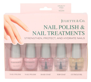 Thumbnail 1: Juliette & Co.  5 Pc Nail Polish & Nail Treatment Set 