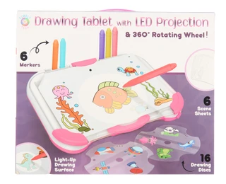 Thumbnail 1: SIMPLY TECH Drawing Tablet w/ LED Projection 