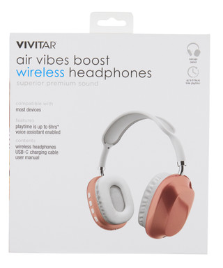 Thumbnail 2: Vivitar Air Vibes Boost Wireless Bluetooth Headphones 