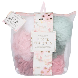 Thumbnail 1: Ruby & Millie 6 Pk Spa Poufs 