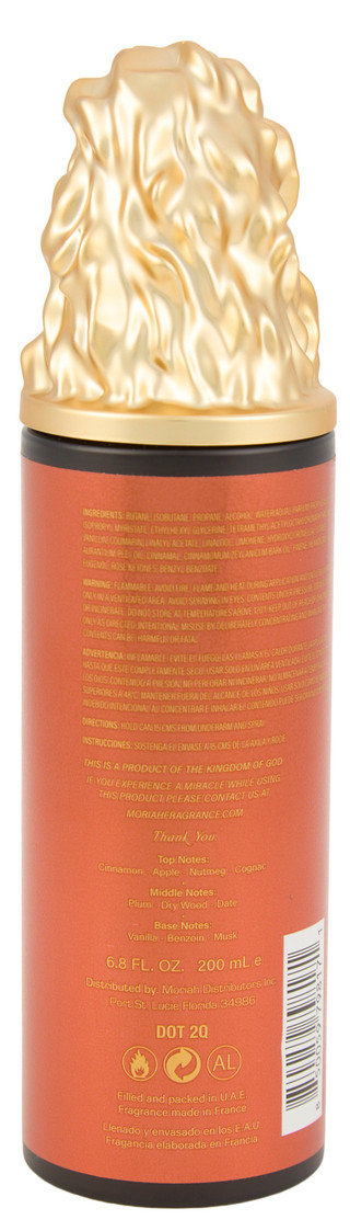 Thumbnail 2: Zion's Lion of Judah 6.8 oz Mighty King All Over Deodorizing Body Spray for Him 