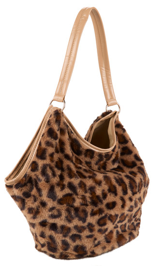 Thumbnail 2: Catherine Malandrino Faux Fur Leopard Print Bag 