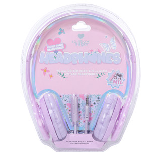 Thumbnail 4: RAINBOW SUGAR Sequined Backpack w/ Headphones & Detachable Lunch Bag 