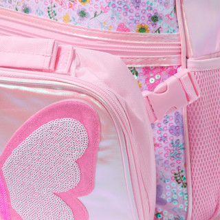 Thumbnail 7: RAINBOW SUGAR Sequined Backpack w/ Headphones & Detachable Lunch Bag 