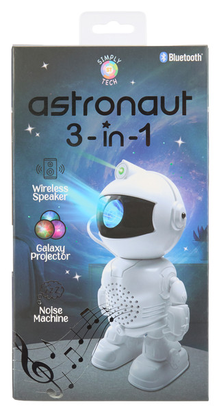 Thumbnail 1: SIMPLY TECH 3-in-1 Astronaut Speaker, Projector & Noise Machine 