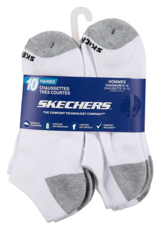 Thumbnail 2: Skechers Men's 10 Pk No Show Socks  