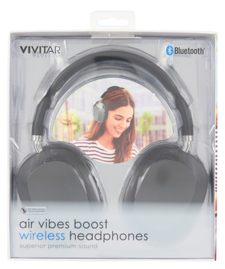 Thumbnail 1: Vivitar Air Vibes Boost Wireless Bluetooth Headphones 