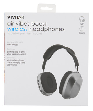 Thumbnail 2: Vivitar Air Vibes Boost Wireless Bluetooth Headphones 