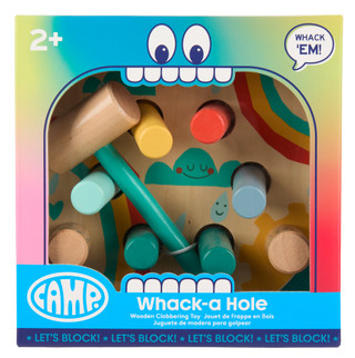 Thumbnail 1: Camp Wooden Whack-a Hole Clobbering Toy 