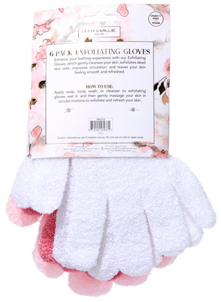 Thumbnail 2: Ruby & Millie 6 Pk Exfoliating Gloves 