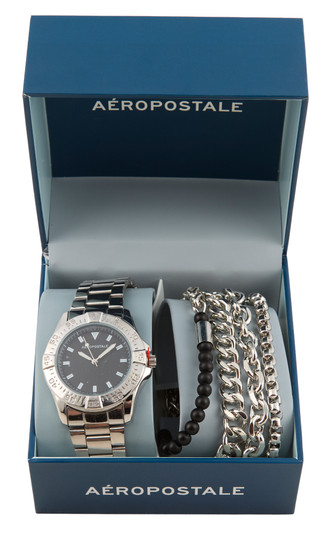 Thumbnail 1: Aeropostale Men's Watch & Bracelet Set 