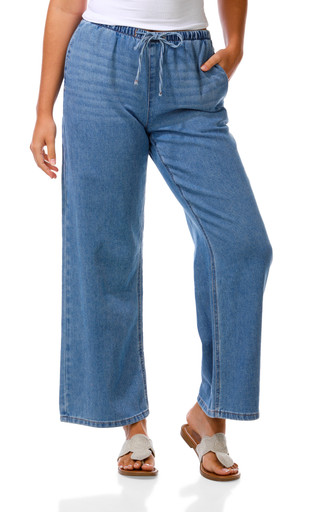Thumbnail 1: Vanilla Star Juniors Pull On Draw String Jeans  
