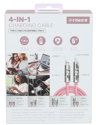 Thumbnail 2: Fisher 4-in-1 Charging Cable 