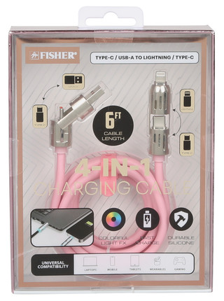 Thumbnail 1: Fisher 4-in-1 Charging Cable 