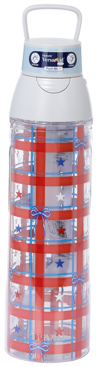 Thumbnail 1: Tervis 24 oz Patriotic Gingham Water Bottle 