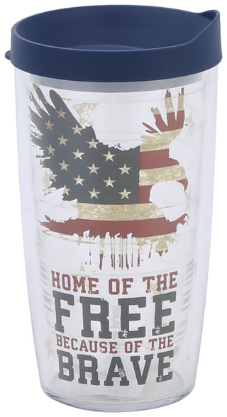 Thumbnail 1: Tervis 16 oz Home of the Free Classic Tumbler 