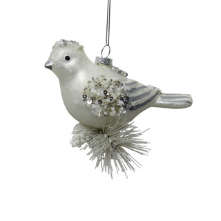 Thumbnail 2: Magical Season Glass Bird Christmas Ornament 