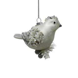 Thumbnail 1: Magical Season Glass Bird Christmas Ornament 
