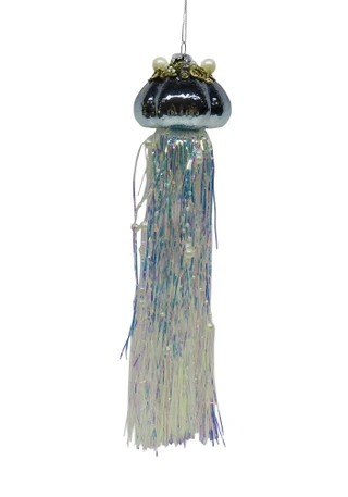 Thumbnail 2: Magical Season Glass Jellyfish Christmas Ornament 