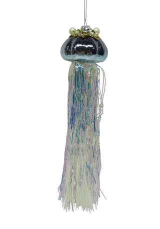 Thumbnail 1: Magical Season Glass Jellyfish Christmas Ornament 