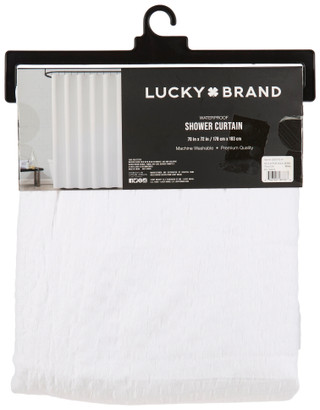 Thumbnail 2: Lucky Brand 70x72 Waterproof Shower Curtain 