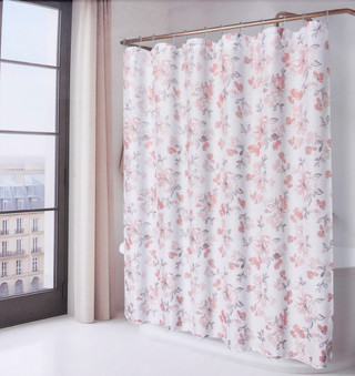 Thumbnail 2: BCBG Floral Shower Curtain 