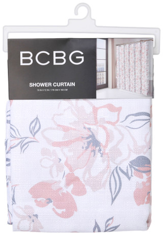 Thumbnail 1: BCBG Floral Shower Curtain 