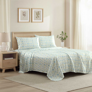 Thumbnail 2: Laura Ashley Laura Ashley Edwina Microfiber Sheet Set 
