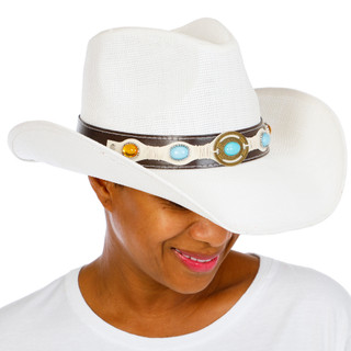 Thumbnail 1: SECONDARY Large Stone Cowboy Hat 