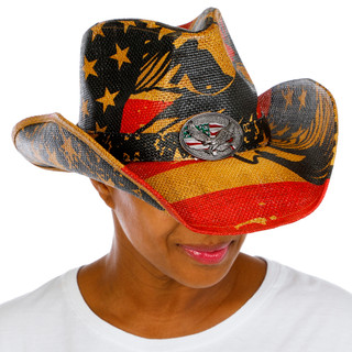Thumbnail 2: SECONDARY Americana Eagle Cowboy Hat 