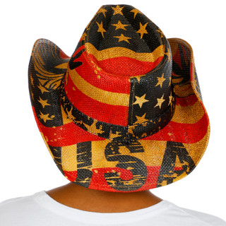 Thumbnail 3: SECONDARY Americana Eagle Cowboy Hat 