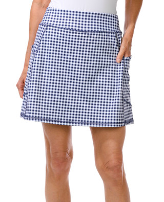 Thumbnail 1: Brisas Women's Knit Gingham Active Skort 