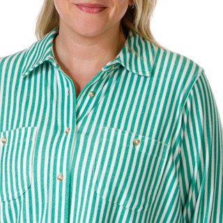Thumbnail 3: Philosophy Plus Cozy Stripe Top 