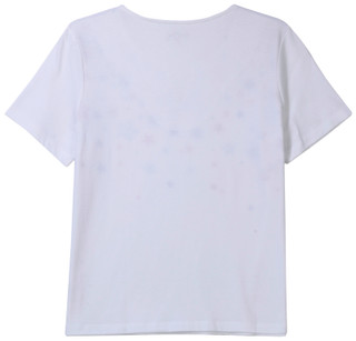 Thumbnail 2: Coral Bay Petite Short Sleeve Embellished Stars Split Neck Top 